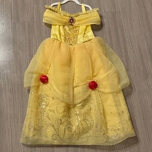 Disney Princess Belle Yellow Costume Dress for Kids
